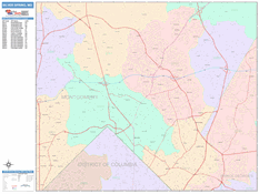 Silver Spring Digital Map Color Cast Style